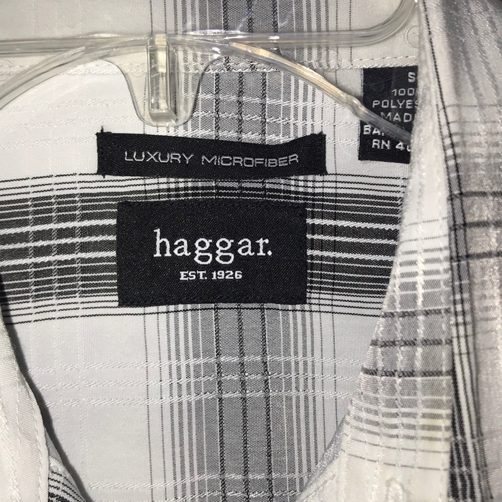 Haggar Luxury Microfiber men's shirt👔 small - Picture 2 of 7